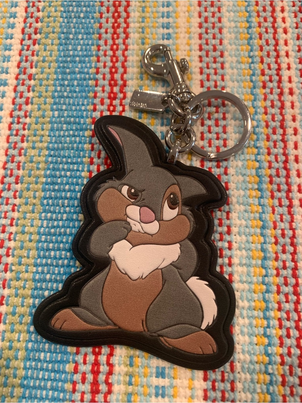 Coach Disney Thumper Keychain Bag Charm in Box - Picture 3 of 10